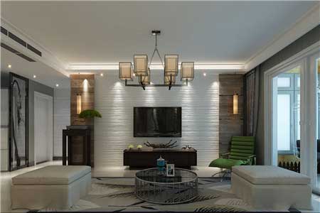 盛邦139平米三室兩廳現(xiàn)代簡約裝修效果圖 盛邦139平米三室兩廳現(xiàn)代簡約裝修效果圖