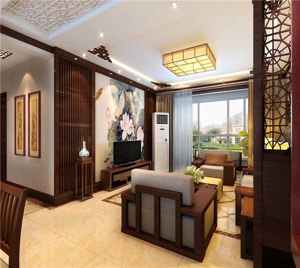 盛邦大都會(huì)139平米三室兩廳兩衛(wèi)新中式效果圖 盛邦大都會(huì)139平米三室兩廳兩衛(wèi)新中式效果圖