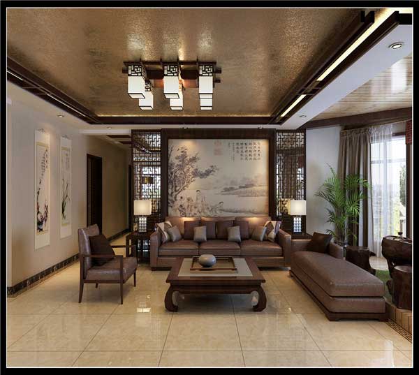 辛集東明花園139平米三室兩廳兩衛(wèi)中式效果圖 辛集東明花園139平米三室兩廳兩衛(wèi)中式效果圖