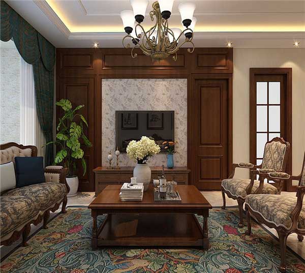 瀚唐92平米兩室兩廳美式效果圖 瀚唐92平米兩室兩廳美式效果圖