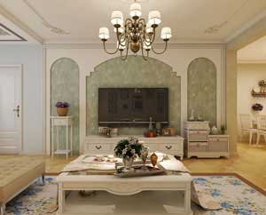 奧北公元152平米三室兩廳現(xiàn)代簡約裝修效果圖