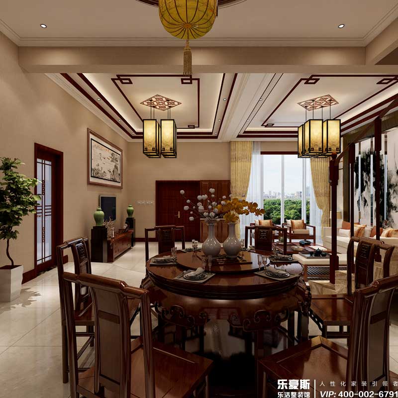 墅洋居禮別墅面積360㎡中式裝修