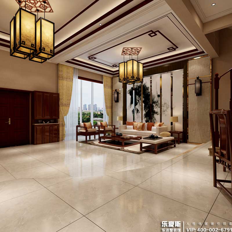 墅洋居禮別墅面積360㎡中式裝修