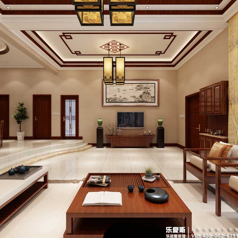 墅洋居禮別墅面積360㎡中式裝修