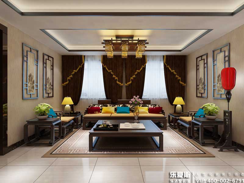 墅洋居禮別墅面積360㎡中式裝修