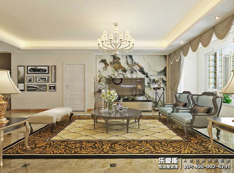 正定墅洋居禮別墅360㎡中式裝修效果圖