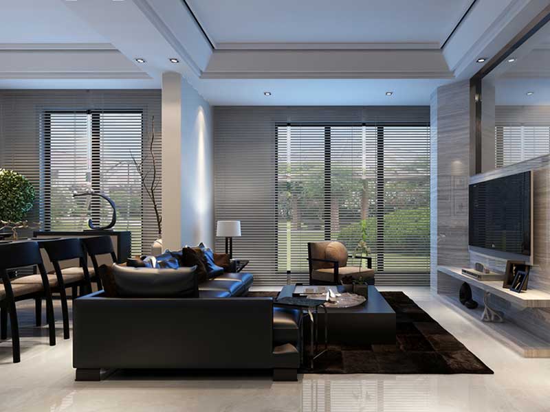 石家莊別墅客廳裝修效果圖