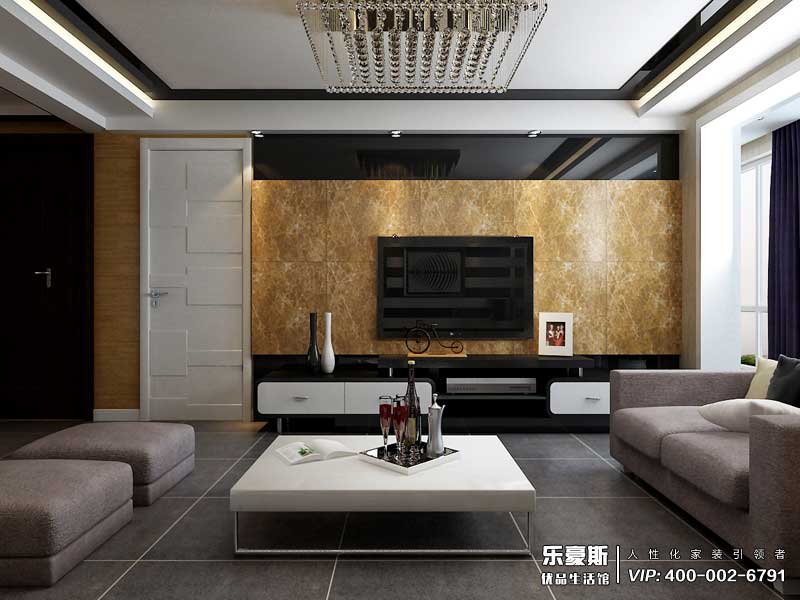 石家莊建投十號院168平米后現(xiàn)代風格裝修效果圖