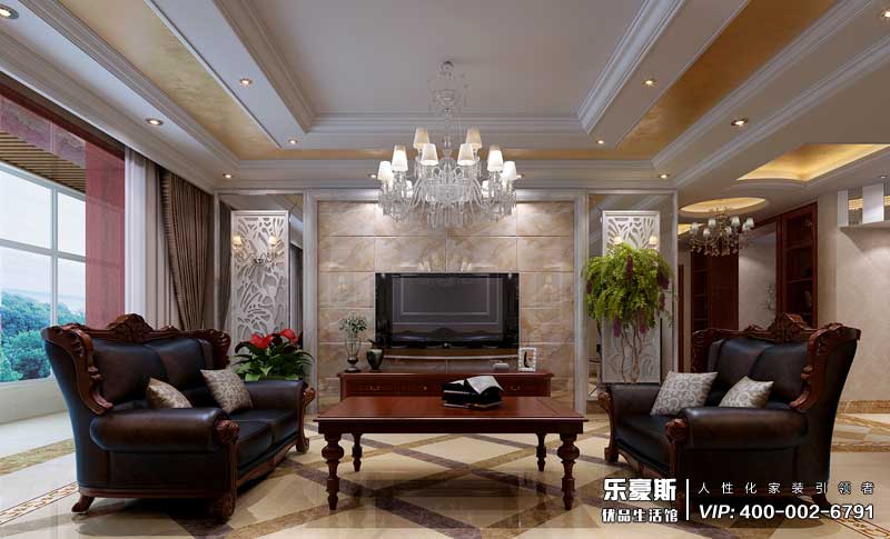 綠園小區(qū)165平米歐式風(fēng)格裝修效果圖