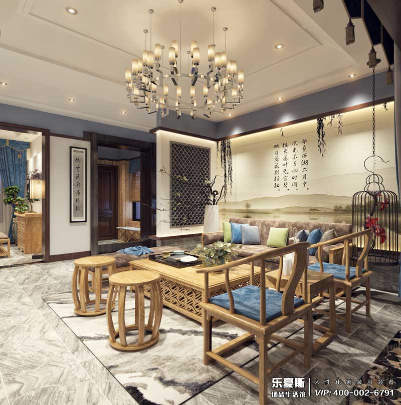 碧桂園180平米新中式風格效果圖