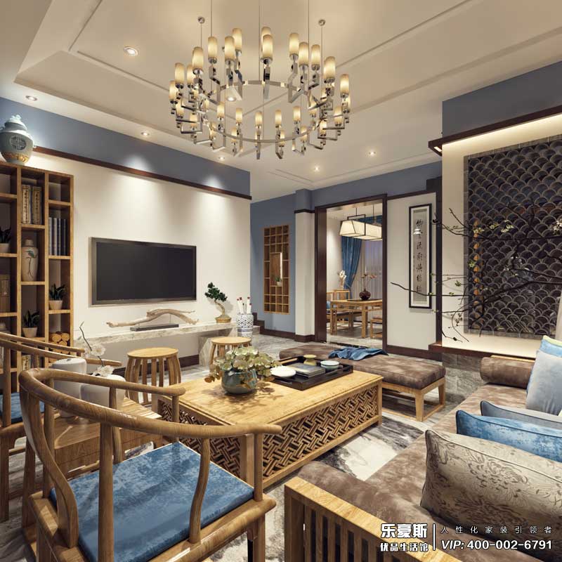 碧桂園180平米新中式風格效果圖