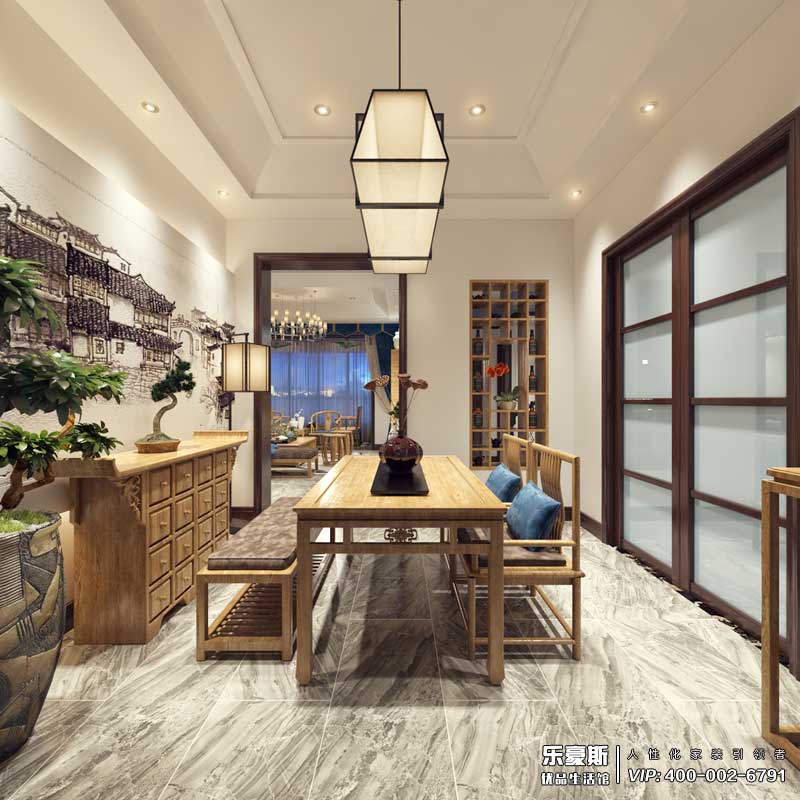 碧桂園180平米新中式風格效果圖