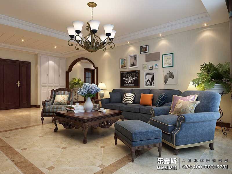 領(lǐng)事郡178平米美式風(fēng)格裝修效果圖