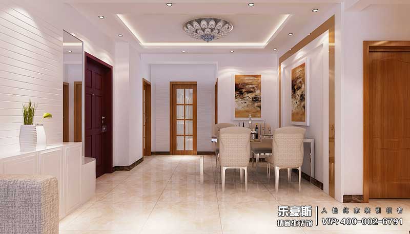 保利拉菲公館朗菲園現(xiàn)代風格裝修效果圖