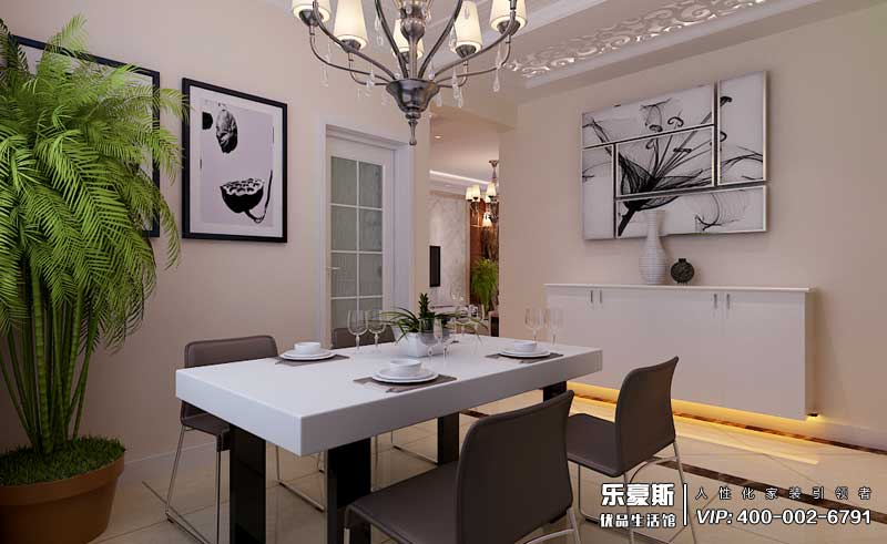 匯君城混搭風格裝修效果圖