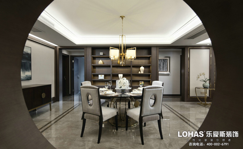 正定御河上院202平米餐廳裝修