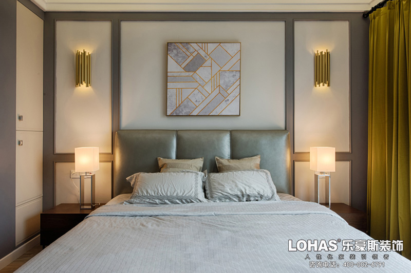 正定御河上院現(xiàn)代簡約主臥裝修