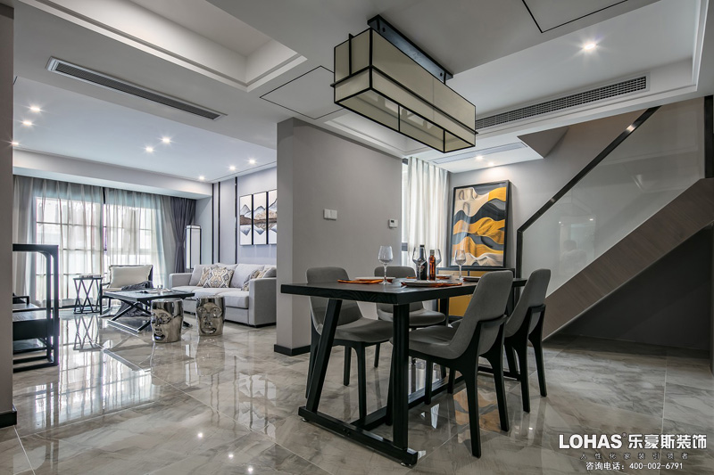 正定御河上院251平米餐廳裝修效果圖