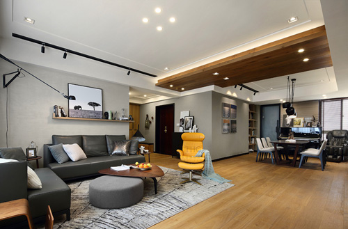 御河上院三室兩廳現(xiàn)代簡(jiǎn)約裝修效果圖