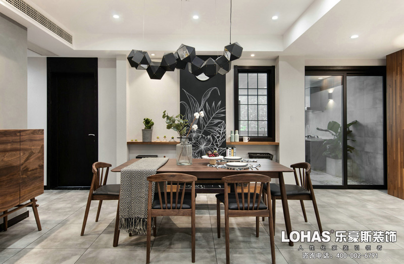 御河上院三室兩廳現(xiàn)代風(fēng)格裝修效果圖