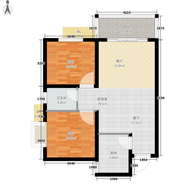 同祥城2室2廳1衛(wèi)1廚94㎡戶型圖