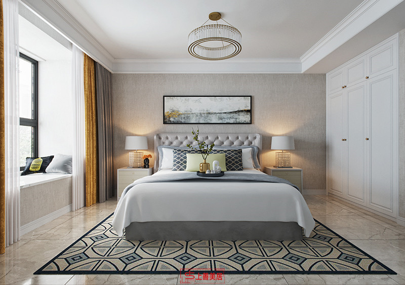 厚德福城140平美式輕奢