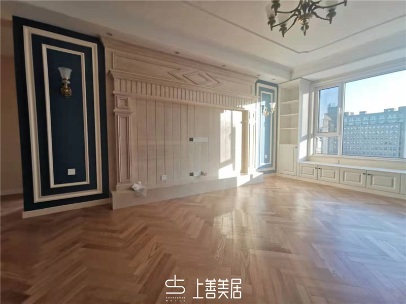 寧晉奧體中心138平簡(jiǎn)美風(fēng)格實(shí)景