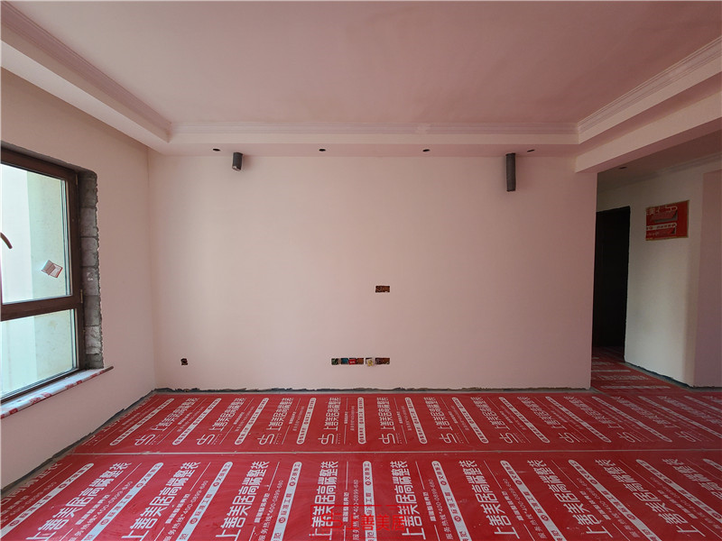 國赫天著130平#17/二遍膩?zhàn)邮┕そY(jié)束