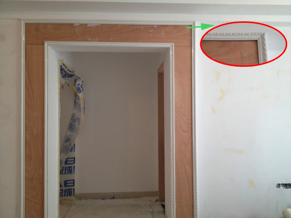 現(xiàn)場制作門套