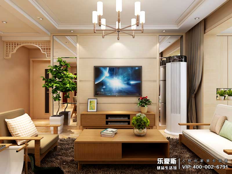 保利98平米B5無印良品裝修效果圖