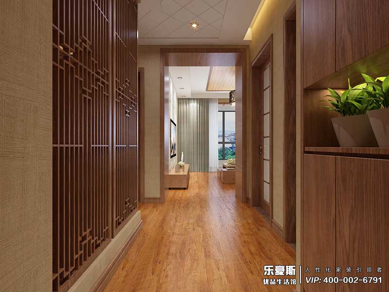 拉菲小鎮(zhèn)89平米東南亞風格裝修效果圖