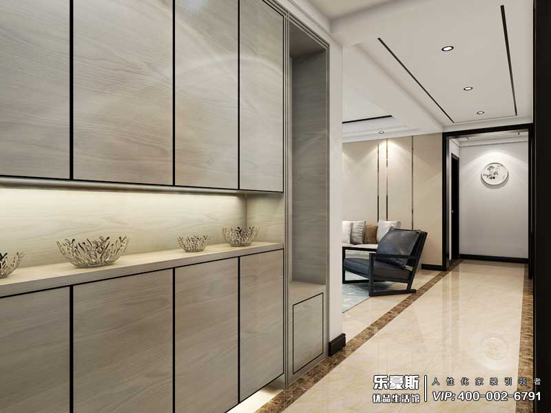 啟銳園135平米新中式簡約風(fēng)格裝修效果圖