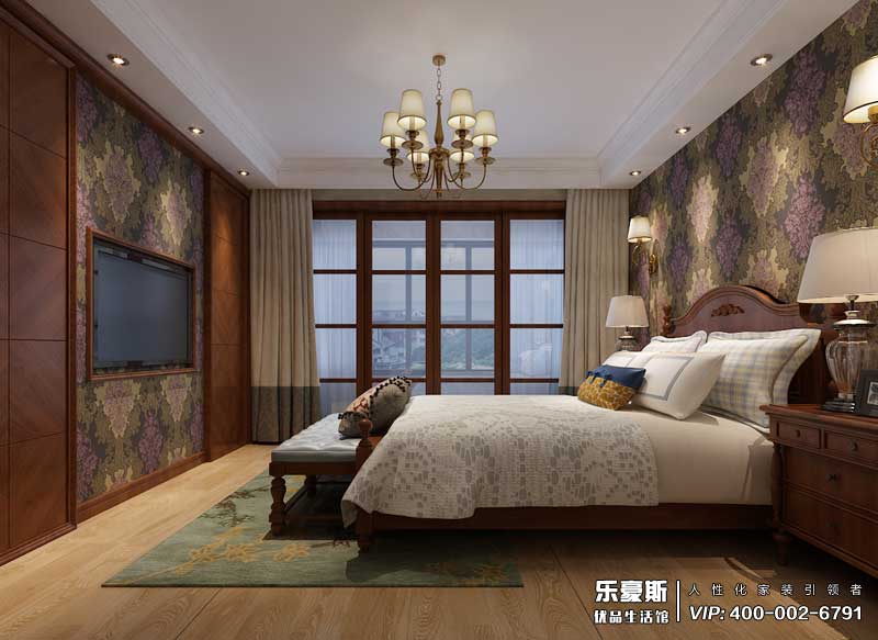 碧桂園180平米美式風(fēng)格裝修效果圖