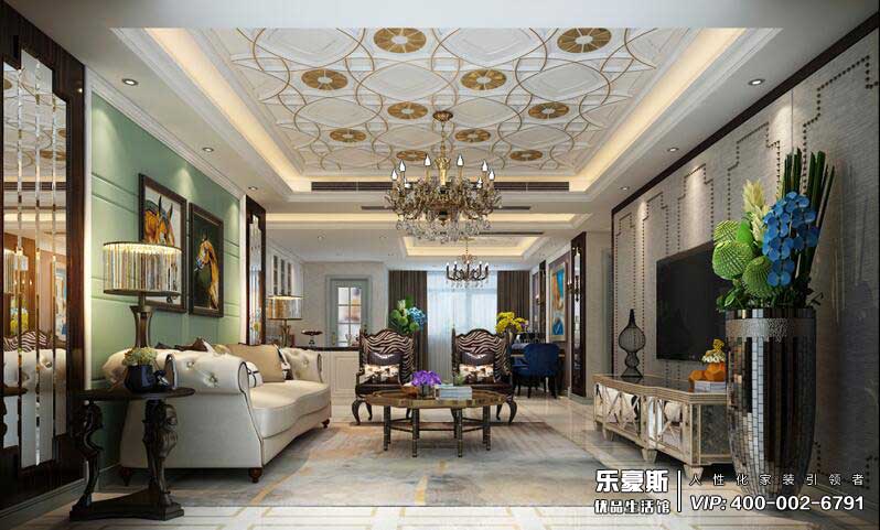 富強(qiáng)電力小區(qū)簡(jiǎn)美風(fēng)格裝修效果圖