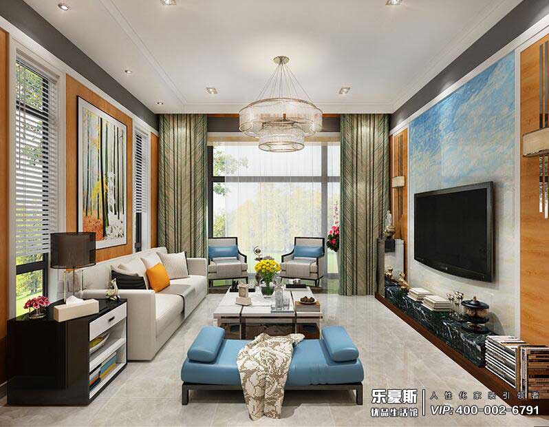 盛世天驕花苑港式風(fēng)格裝修效果圖