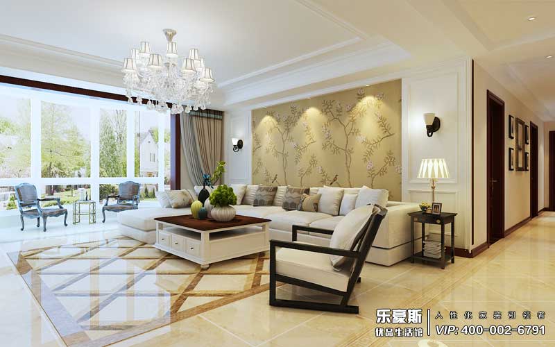 萬信城市花園170平米簡約風(fēng)格裝修效果圖