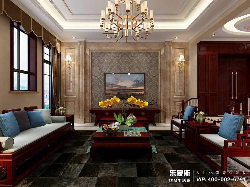 鑫界王府470平米混搭風(fēng)格裝修效果圖