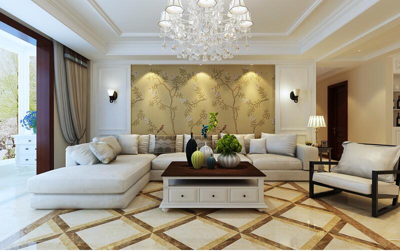 萬(wàn)信花園現(xiàn)代風(fēng)格裝修效果圖