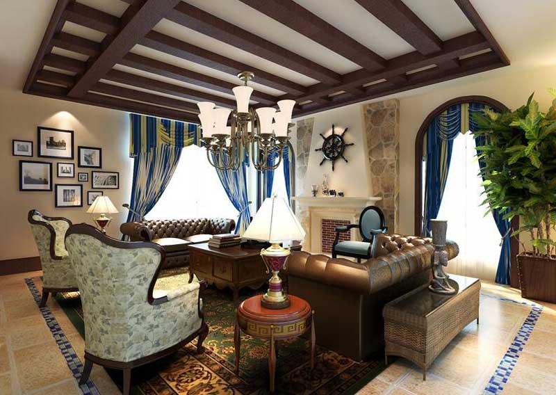 地中海風(fēng)格別墅裝修效果圖