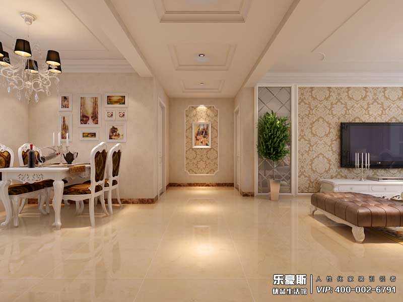 正定天山熙湖簡(jiǎn)歐風(fēng)格裝修效果圖