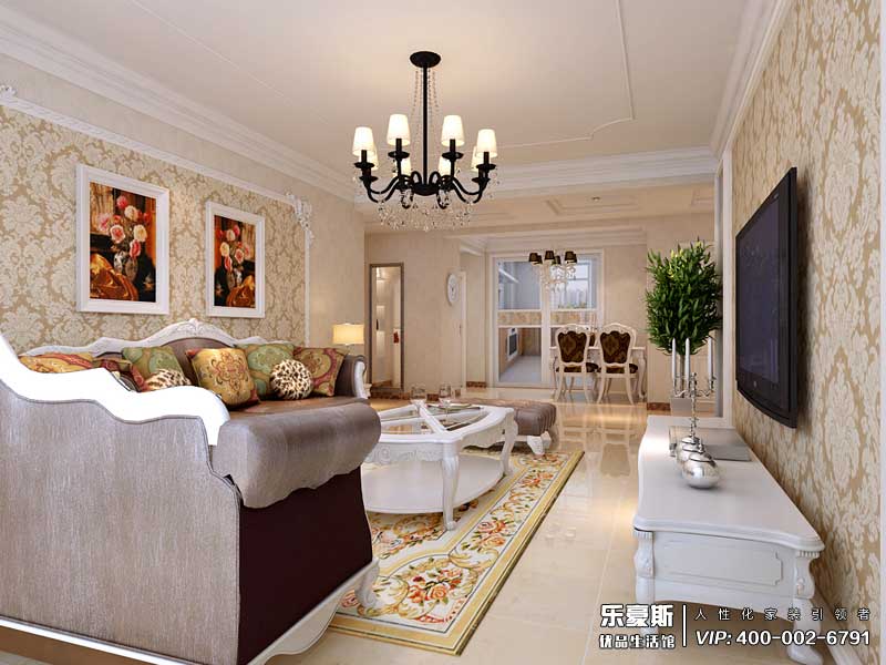 正定天山熙湖簡(jiǎn)歐風(fēng)格裝修效果圖