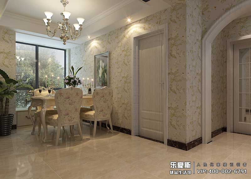 星河御城155平米美式風格裝修效果圖