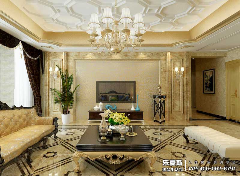 星河盛世350平米法式風(fēng)格裝修效果圖