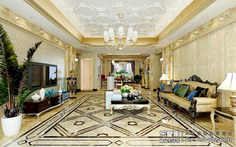 星河盛世350平米法式風(fēng)格裝修效果圖