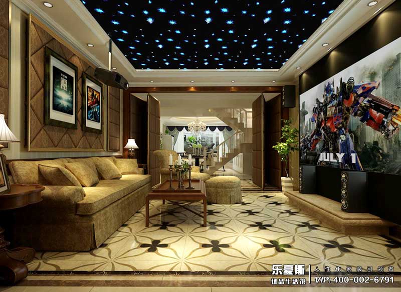 天下錦城300平米簡歐風(fēng)格裝修