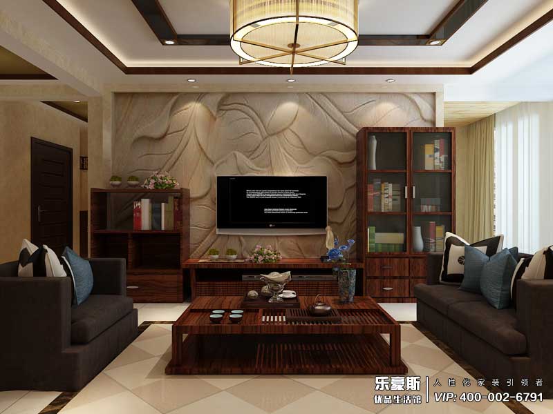 林蔭大院新中式風(fēng)格裝修