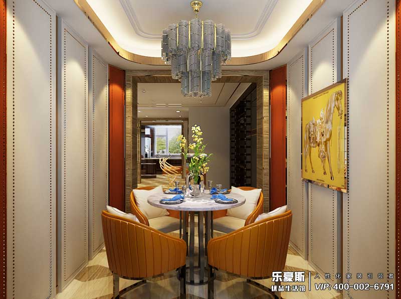 天山熙湖200平米后奢風(fēng)格裝修