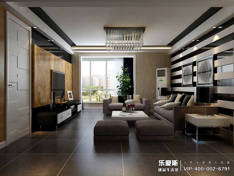 建投十號院165平米后現(xiàn)代風(fēng)格裝修