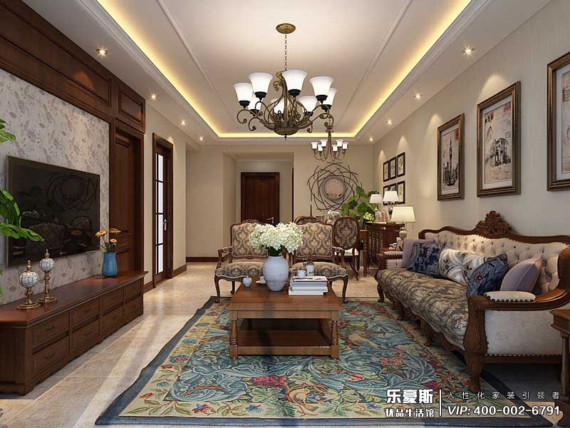 盛紫中央公園美式風(fēng)格裝修設(shè)計