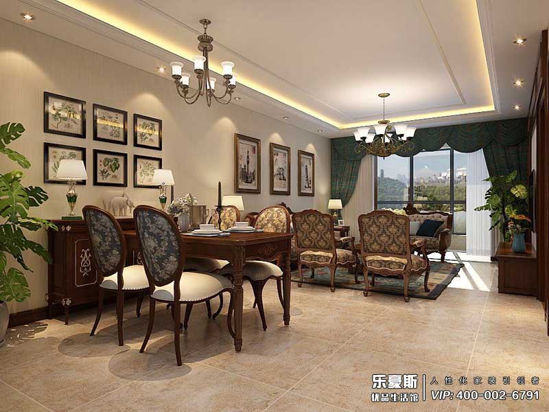 盛紫中央公園美式風(fēng)格裝修設(shè)計